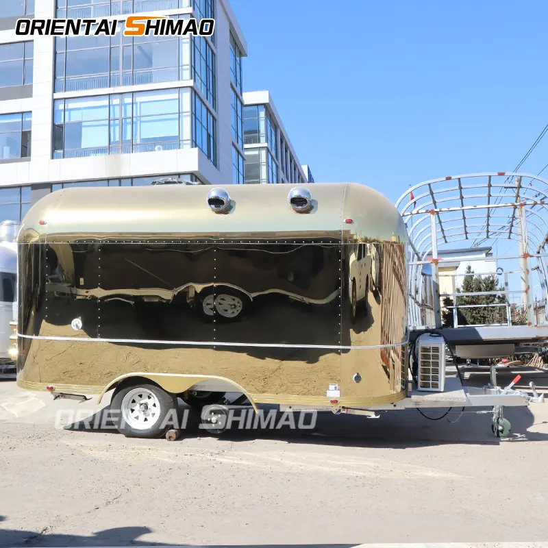 Garatu marketin plana zure Fast Food Cart janari-kamioietarako