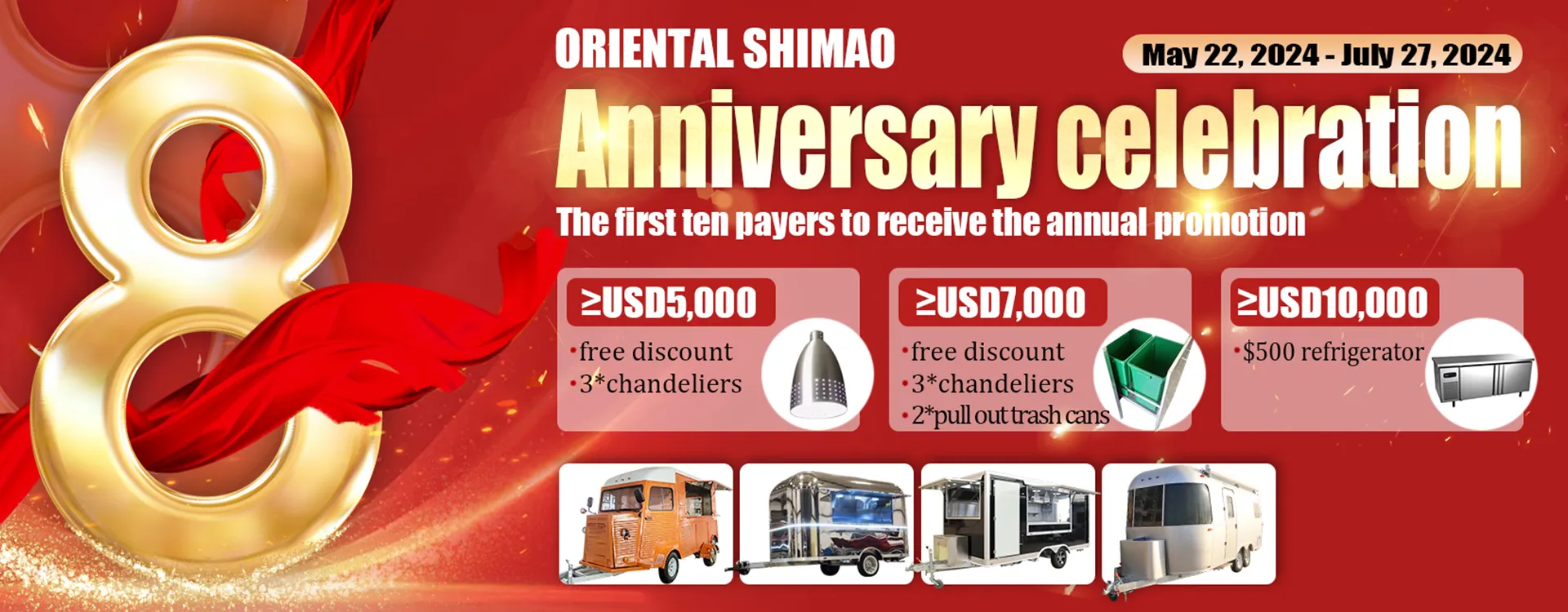 Oriental Shimao taldearen 8. urteurreneko ospakizuna