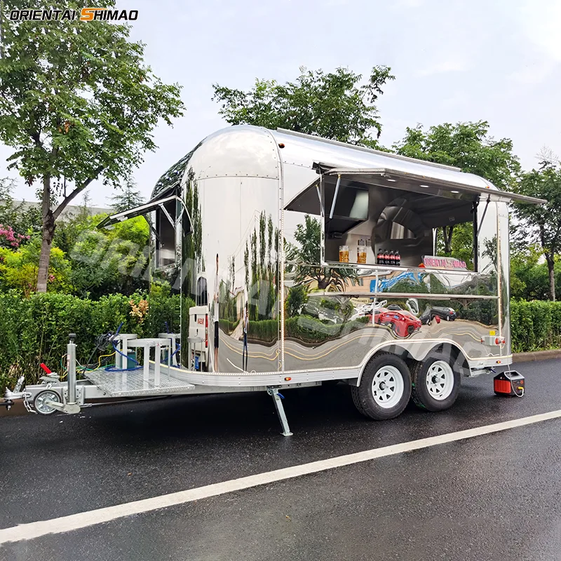 Dream Airstream Food Truck-en ondarea