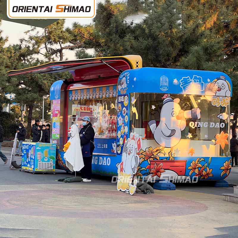 Elikagaien Orga Gurpilen gainean Elikagaien Orga Tolesgarria Catering Street Food Trailer Food Truck