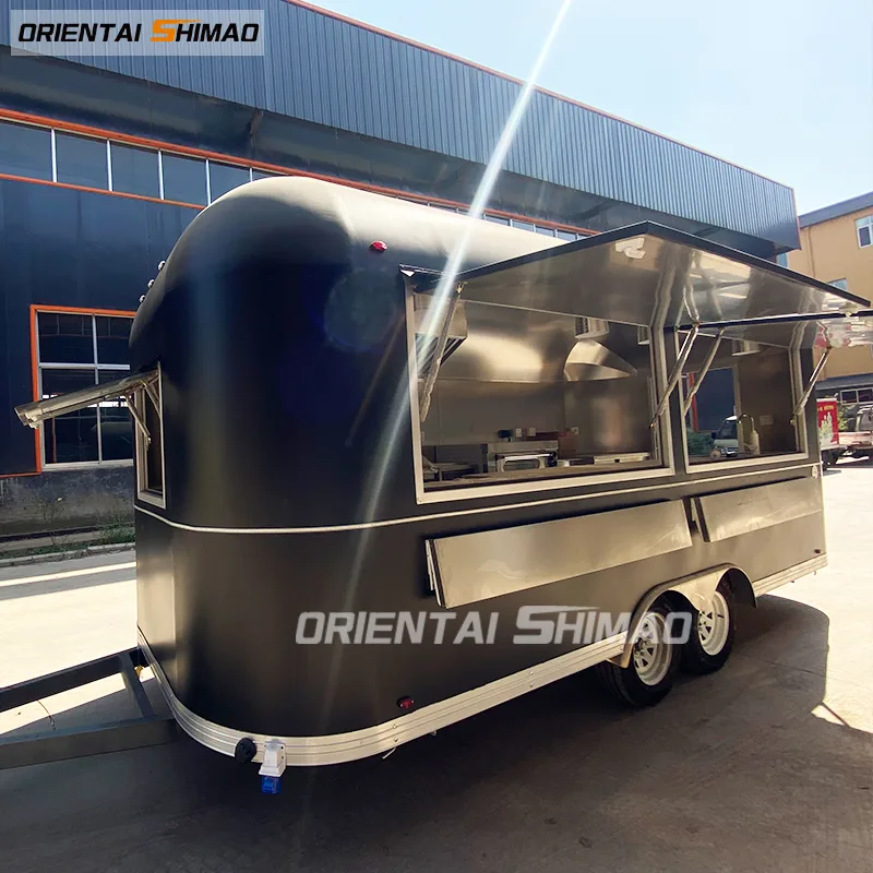 Food Trucks Elikagaien trailer mugikorra