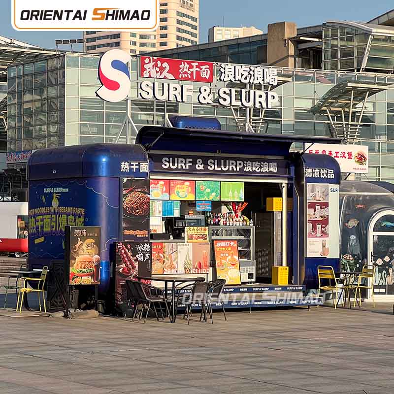 Janari Furgoneta Erabilitako Elikagaien Kamioia Salgai Sukalde Mugikorra Catering Elikagaien Trailer Food Truck
