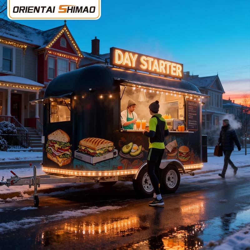 Pizza Coffee Hotdog Trailerra